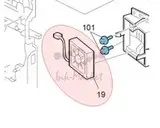 Мотор вентилятора постоянного тока 2,16 Вт Ricoh