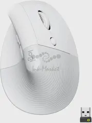 Мышь беспроводная Logitech Lift Vertical Ergonomic WHITE/PALE GREY (4000dpi 6but) (910-006480) — фото 1