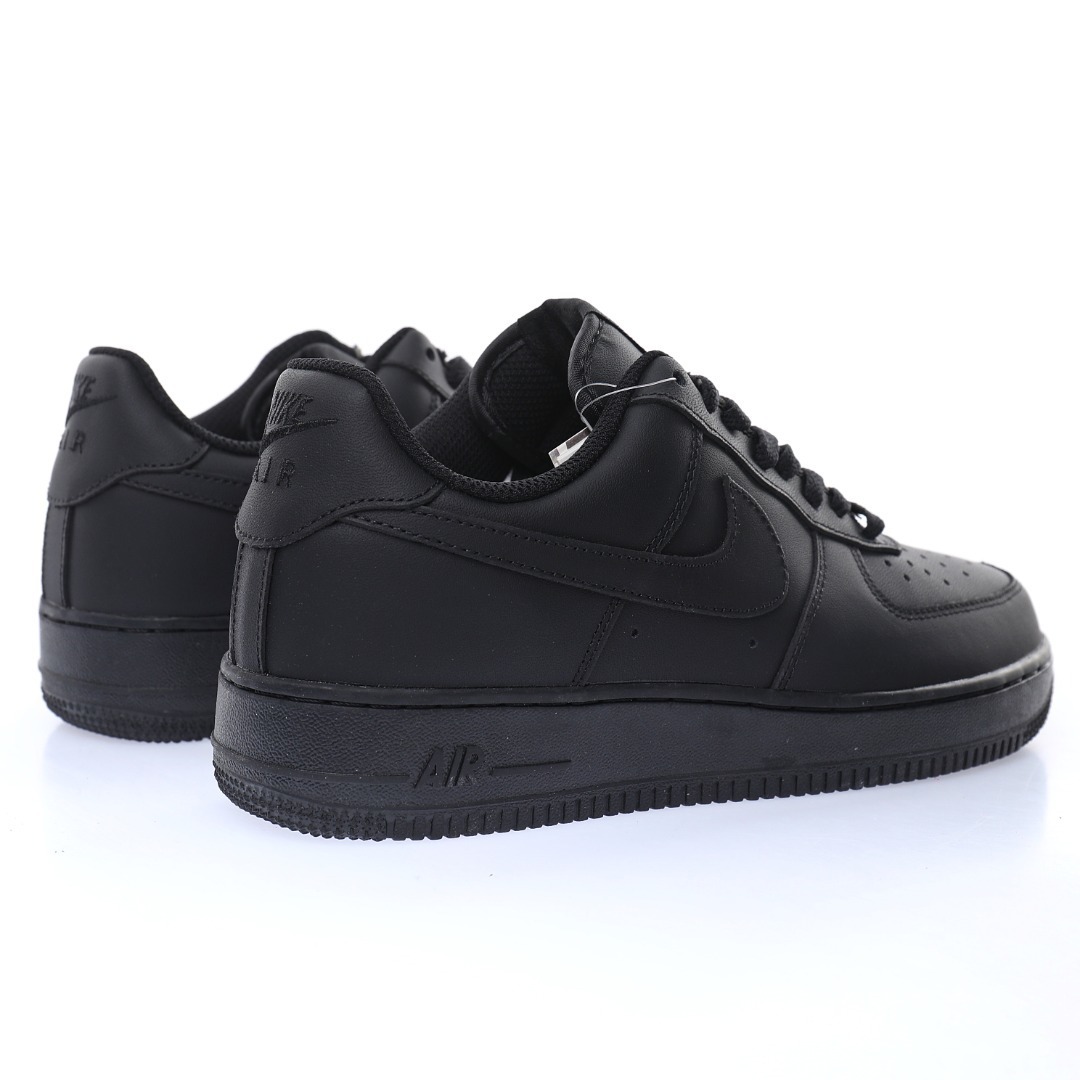 the black air force ones