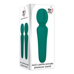 Зеленый мини-wand Eve s Petite Private Pleasure Wand - 14,8 см. - 