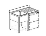 фото 1 ВАННА МОЕЧНАЯ APACH CHEF LINE L2S156-44RWSHD на profcook.ru