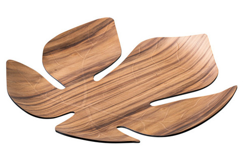 Поднос сервировочный 40.5х41см Legnoart Adamo орех