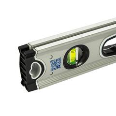 Уровень строительный КОБАЛЬТ Экстра, 600 мм, профиль 30 x 65 мм, 3 глазка, 2 ручки, V-паз, точность 0,5 мм/м (243-271)