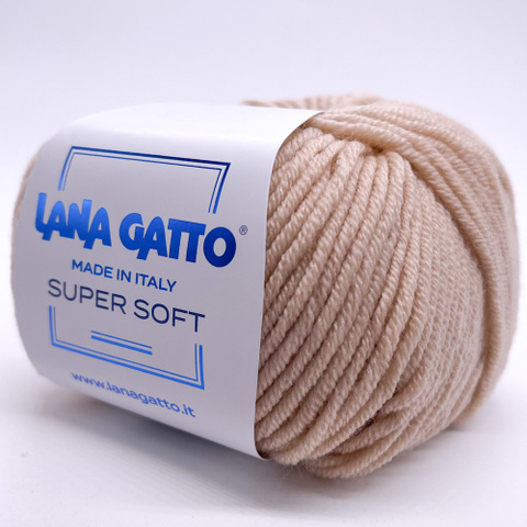 Пряжа Lana Gatto Super Soft 12530 бежевый (уп.10 мотков)