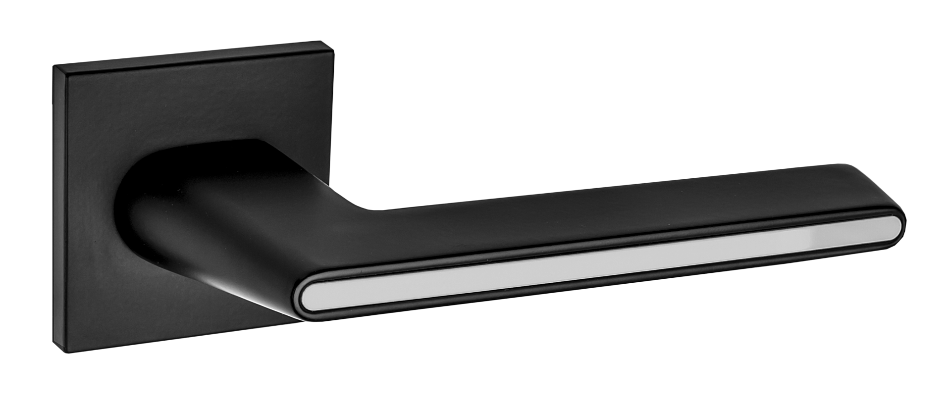 Ручка квадрат Пуэрто Романо INAL 556-03 slim B/W, цвет черный/белый (гарантия - 8 лет)