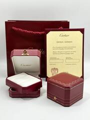 99303- Комплект упаковки  (коробка-футляр)  CARTIER (белая кожа внутри)  для двух обручальных колец lux