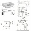 VitrA 5241B003-6500 *Раковина Form300:5241+смесит.A40962EXP