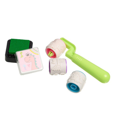 
          Штамп для детей с динозавриком, MC-Basir, детские цветные печати с 3 сменными роликами и штемпельной подушкой, 9 см, для рисования и творчества