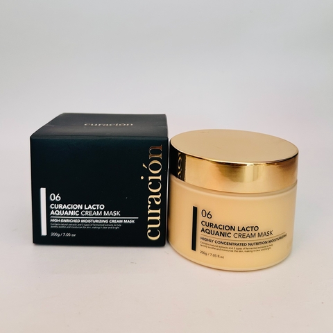Крем-маска с лактобактериями 06 CURACION Lacto Aquanic Cream Mask 200 г
