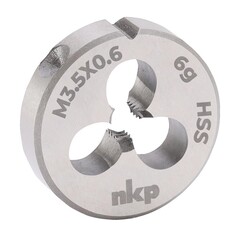 Плашка М 3,5х0,6 DINEN22568 HSS 6g 20х5мм NKP 240035N