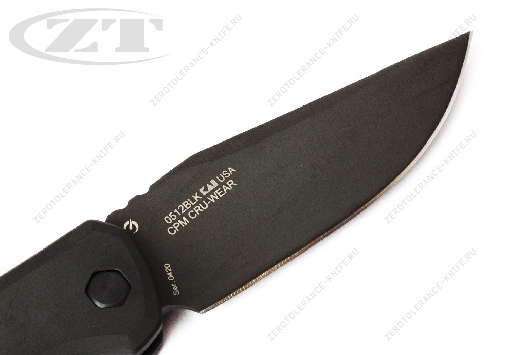 Нож Zero Tolerance 0512BLK automatic Cru-Wear - фотография 
