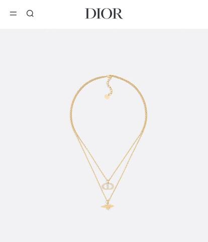 kole-dvuhryadnoe-c-podveskami-muha-i-logotip-style-by-dior