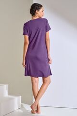 Ночная сорочка с коротким рукавом LISCA PATRICIA 023454 | Ежевичный