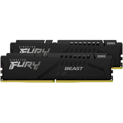 Память Kingston FURY Beast 64GB 5200MT/s DDR5 CL40 Desktop Intel XMP 3.0 (2x 32GB в комплекте)