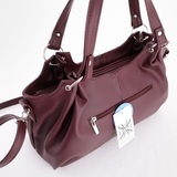 Сумка Саломея 304 гладкий бордо