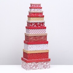 Коробка одиночная, Прямоугольник,«Исполнения желаний», 14*8*4,5см, 1 шт.