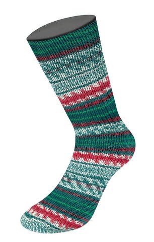 Lana Grossa Meilenweit Merino Christmas 6-ply Lurex 635