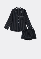 Пижама женская с шортами ARUELLE CASEY | Графит