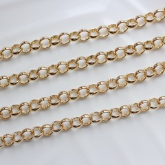 Цепочка ширина 8 мм, позолота, 26 см, А164-1 (26см)