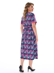 1351В Халат на пуговицах