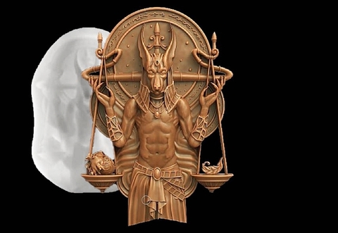 Силиконовый молд № 339 Анубис (Древний Египет)