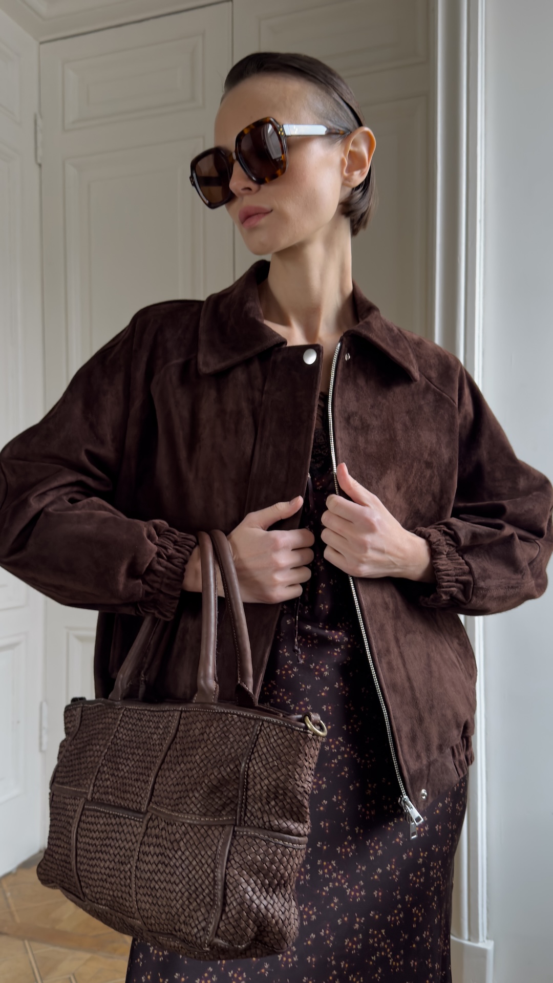 Замшевый бомбер LIMITED EDITION