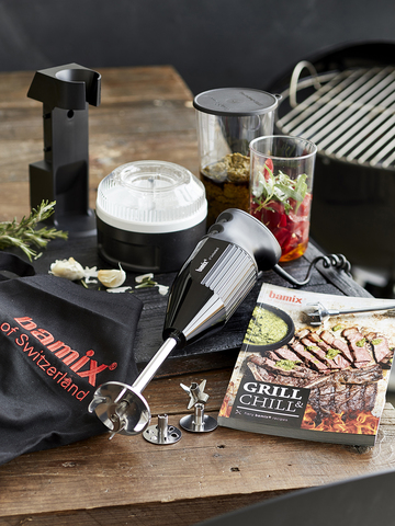 Блендер Bamix DeLuxe M200 BBQ Black