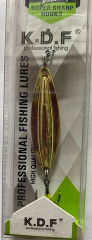 40 Блесна зимняя KDF Bergos 130-8009 8 гр 52 мм цв gold