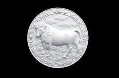 Силиконовый молд Знак зодиака Телец 3 см