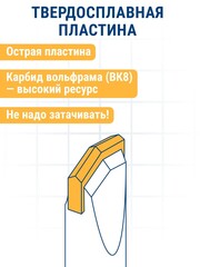 Зубило SDS-plus твердосплавное ПРАКТИКА 14 х 160 мм острое (924-863)