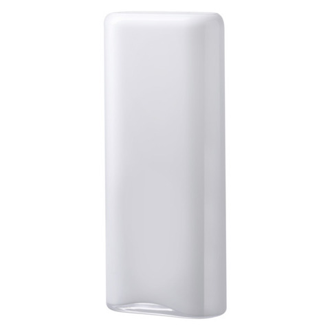 Ваза 32.5см Nude Glass Слои белая