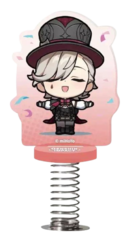 Акриловая фигурка на подставке Genshin Impact Chibi Expression Lyney