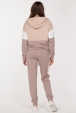 Спортивный костюм для беременных и кормящих 11609 бежевый