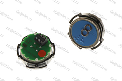 Кнопка (кнопочный модуль) RT42 RUS "8 Этаж", круглая, красная подсветка, Брайль.