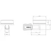Gessi 38803#149 Gessi Emporio accessories Мыльница настенная, сатинированное стекло, цвет: Finox Brushed Nickel