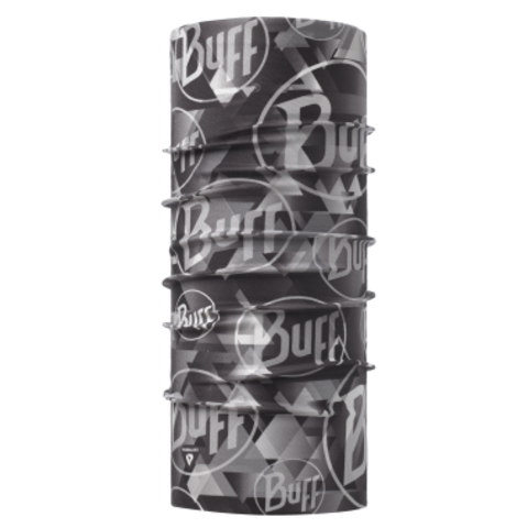 Картинка бандана-труба Buff Thermonet old Tip Logo Grey - 1