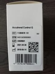 11284878190 Контрольный раствор Аккутренд Контроль Глюкоза (Accutrend Control G) 2х4мл Roche Diagnostics GmbH, Germany/Рош Диагностика Рус, Германия