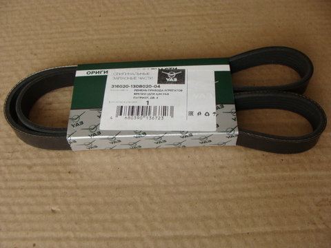 Ремень 6РК 1210  ГУР RIGHT POINT УАЗ-Патриот с дв.409 без кондиц.(ООО УАЗ)