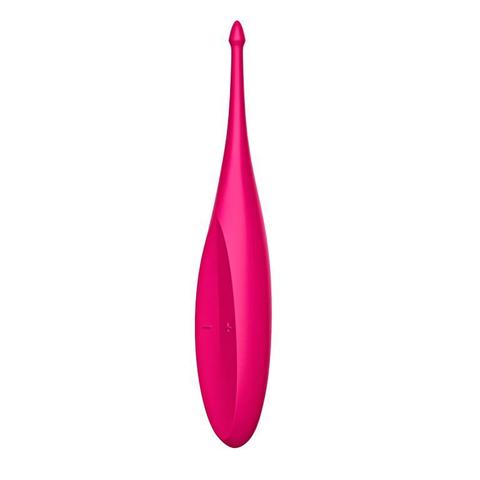 Ярко-розовый вибромассажёр для точечной стимуляции Twirling Fun - Satisfyer 4009650