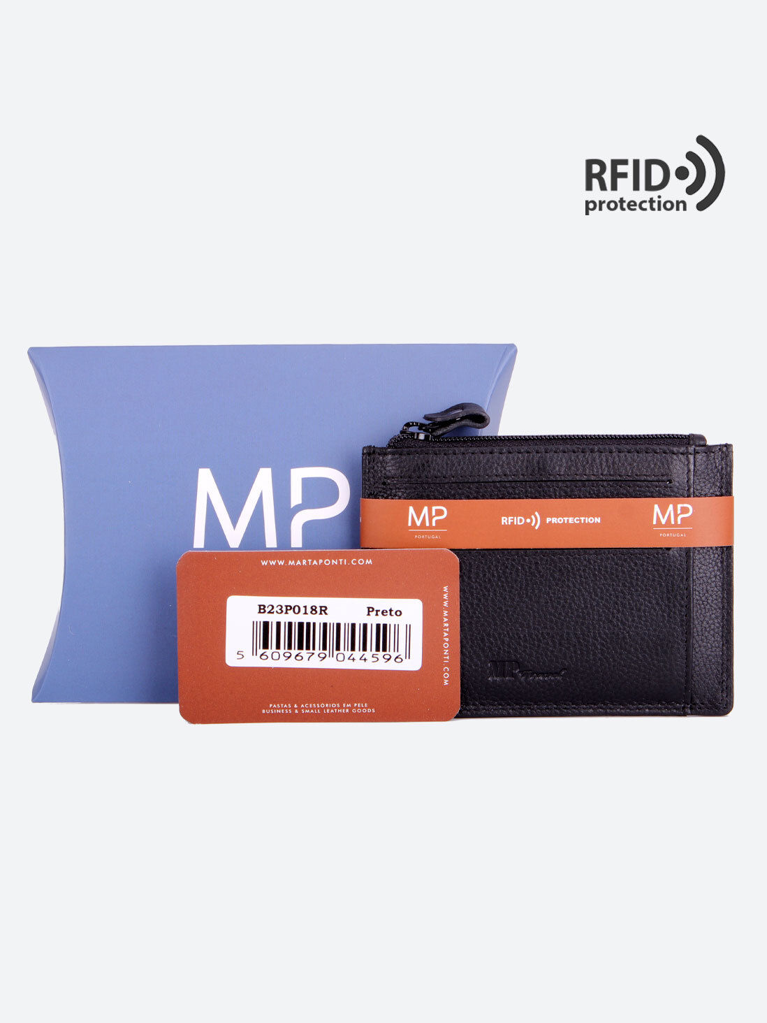 B23P018R Preto - Футляр для карт MP с RFID защитой