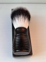 Помазок для бритья металл черный ручка синтетика 003