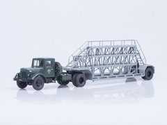 MAZ-200V with semitrailer NAMI-790 green-gray Start Scale Models (SSM) 1:43