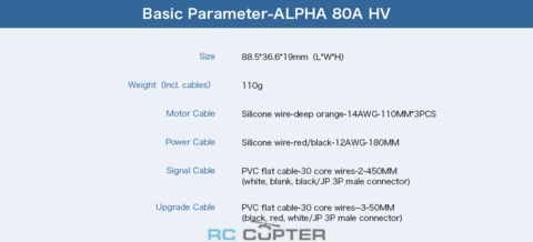 ESC регулятор мотора T-Motor Alpha 80A HV 6-12S