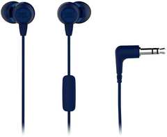 Наушники JBL C50HI Blue, внутриканальные