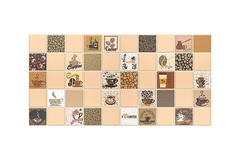 Панель ПВХ мозаика Кофе с молоком бежевый 0,4х954х480мм (221кмб) упаковка из 10шт