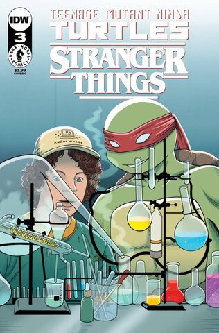 Teenage Mutant Ninja Turtles X Stranger Things #3 (Cover C)