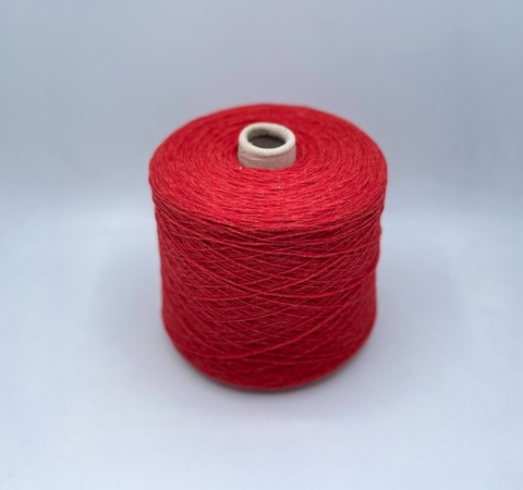 Knoll (пр.Англия),art-Supersoft 11.5/3 383м/100гр, 100%шерсть, цвет-Огненно-красный меланж(252/653), арт-32791