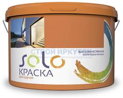 Краска SOLO фасадная акриловая, 14 кг