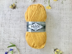 Пряжа ALIZE "Superlana maxi" 488 темно-желтый