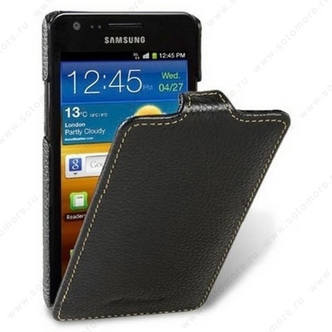 Чехол-флип Melkco для Samsung Galaxy Z/ Galaxy R i9103 Leather Case Jacka Type (Black LC)